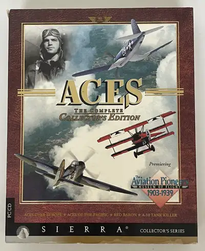 Title: Aces: The Complete Collector's Edition Year: 1995 Publisher: Sierra On-Line Format: Windows 3...