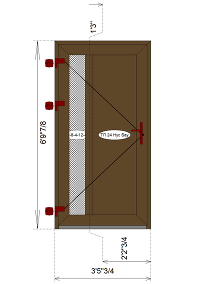Front Door – Walnut Finish | Triple-Glazed | Premium European, View more