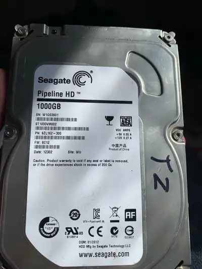 Seagate Pipeline HD Drive (1TB), View more