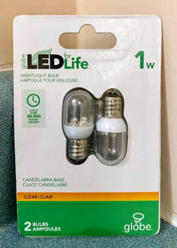 Ampoules Globe LED for Life 1W neufs dure 30000 heures neuf 