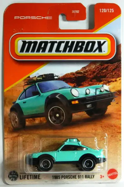 Matchbox 1/64 scale 1985 Porsche 911 Rally diecast new sealed, $5 each. Pickup in north Ajax, shippi...