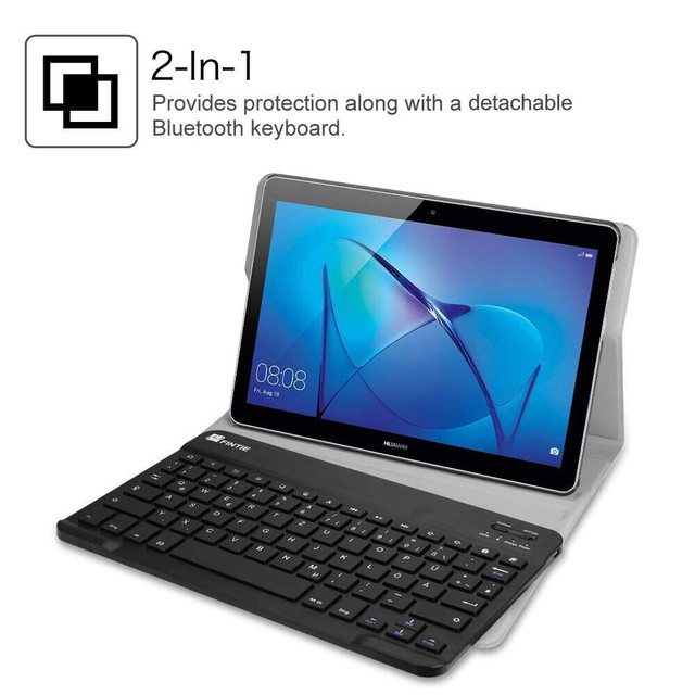 Fintie Huawei Mediapad T5 tablet keyboard case/étui clavier dans Autre  à Ville de Montréal - Image 4