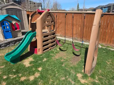 Selling a Step2 Playhouse Climber with swings. We've upgraded to something that is better for their...