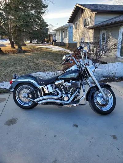 96 cubic inch, 6 speed, taller bars, Vance and Hines exhaust, Sceaming Eagle breather. Lot's of chro...