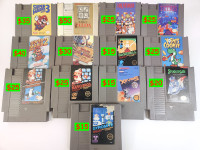 NES Game Carts⎮   Original Nintendo 1990s (Price   in Pic)