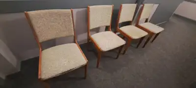 Set of 4 Vintage Teak Danish/Scandi Dining Chairs (1970s) — Reup, View more
