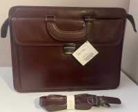 Puccini Collections Faux Leather Briefcase