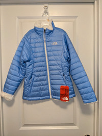 NWT Girl M The North Face Reversible Mossbud Swirl Jacket