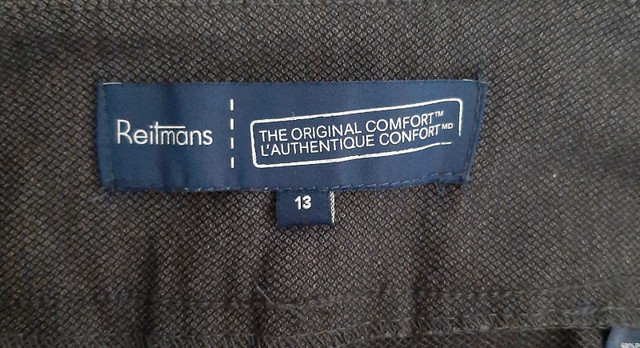 Reitmans Grey Dress Pants size 13 in Women's - Bottoms in Abbotsford - Image 2