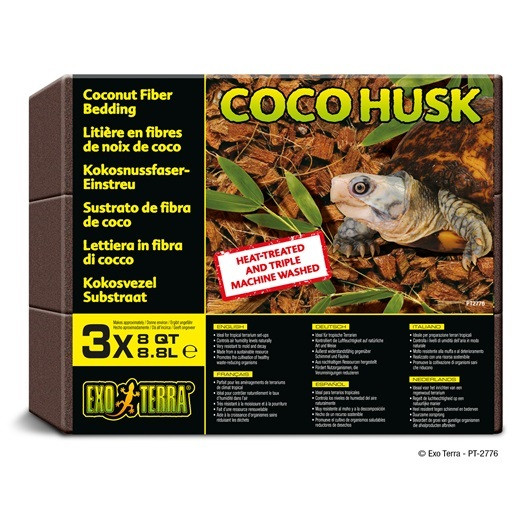 Exo Terra Coco Husk - Bricks - 3 x 8 qt (3 x 8.8 L) in Reptiles & Amphibians for Rehoming in Burnaby/New Westminster