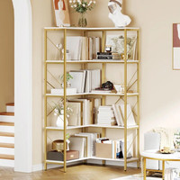 65.9" H x 31.5"W  Open Display Shelves Wood Etagere Boookcase