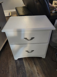 White end table