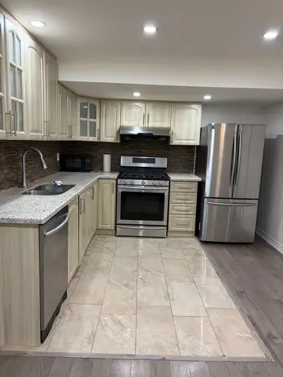 Message or call Amjid at 416-886-1277 Beautiful one bedroom basement for rent Near Major Mackenzie a...