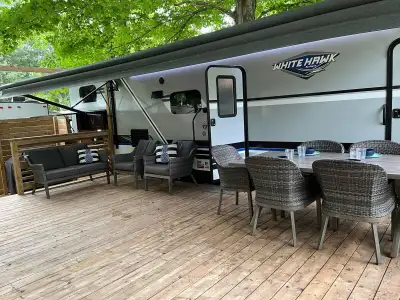 Seasonal fees have been paid for the remainder of the season. Located at The Great Canadian Hideaway...
