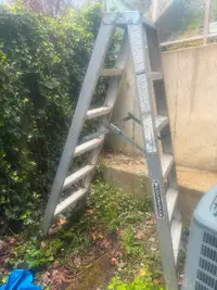 Louisville 6 Foot Aluminum Twin Step Ladder