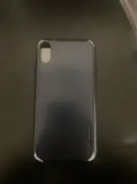 Dark blue iphone xr phone case (some colour is gone)