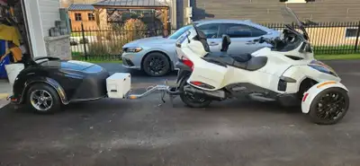 Spyder rt limited 2018 avec trailer dunray 31.354 kilometre très bon état.