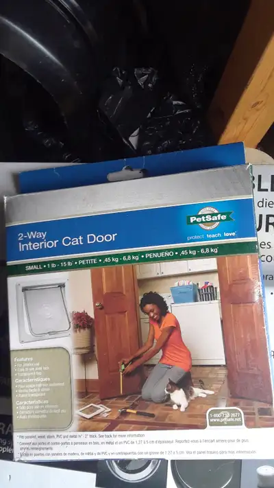 2-way cat door, View more