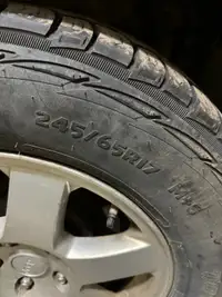 2- 245/65/R17 m+s tires