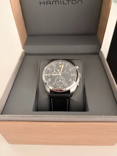 Hamilton Khaki Aviation Pilot Pioneer Chronograph (ref. H765220), View more