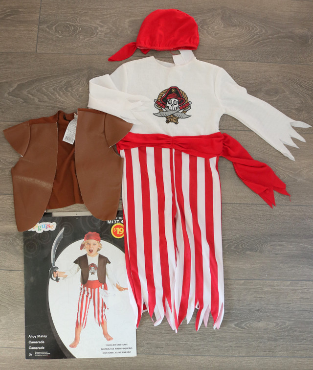 Pirate Halloween Costume (3T-4T Toddler) in Costumes in City of Toronto