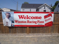 Welcome Winston Racing Fan Size 143 x  42
