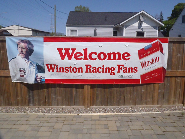 Welcome Winston Racing Fan Size 143 x  42 in Arts & Collectibles in Renfrew