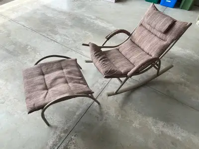 Rocking Chair with Footstool, View more