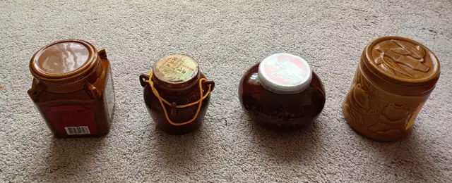 Clay Storage Jars Canisters Containers with Lids