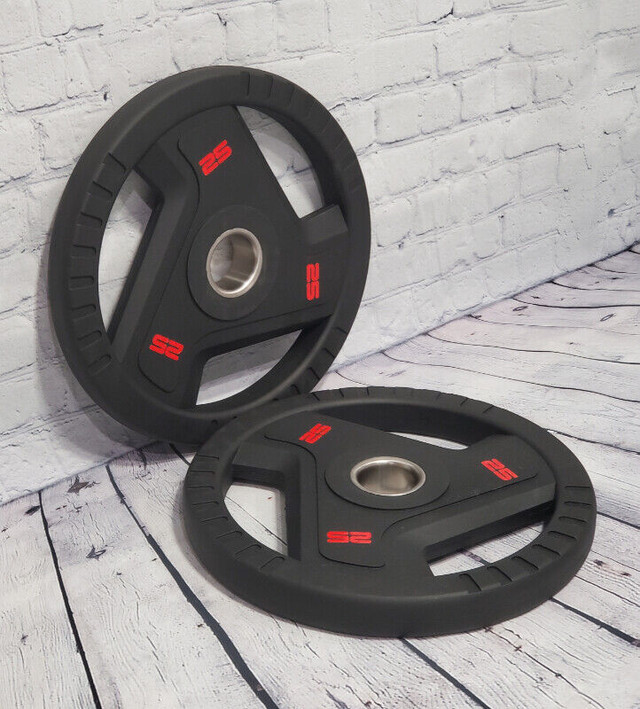 2" Urethane Olympic Weight Plates - 250LBs in Exercise Equipment in Mississauga / Peel Region - Image 4