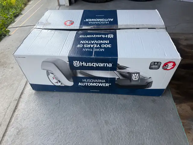 Brand new automower 450X in the box! 