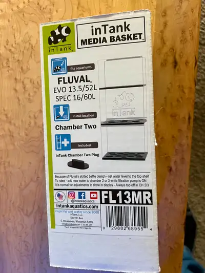 2nd chamber media basket for the evo 13.5 tank , bought it tried it but went another way . bought fo...