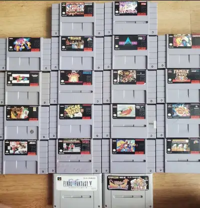 1990s Super Nintendo Games / SNES, View more