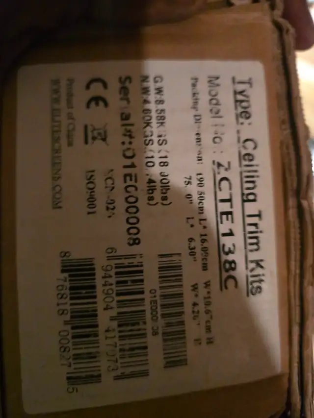 ceilling trim kits model zcte138c557921961981388805