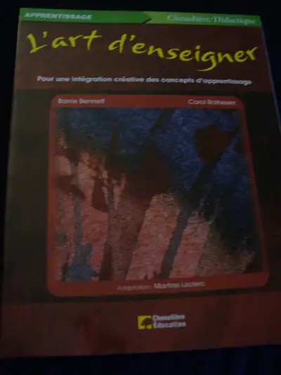 Livre de pédagogie L'art d'enseigner de Bennett et Rolheiser, View more