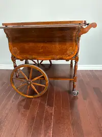 Antique  trolley bar tea service cart