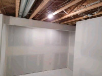 Framing, Drywall, Taping, Suspended ceilings