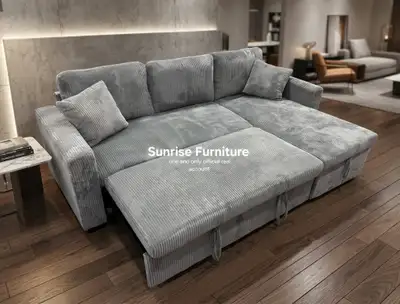 Pull out Sofa bed Corduroy Sofa, View more
