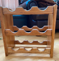 Heavy real wood Wine Rack