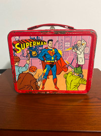 Superman lunch box 1967 (no thermos) vintage