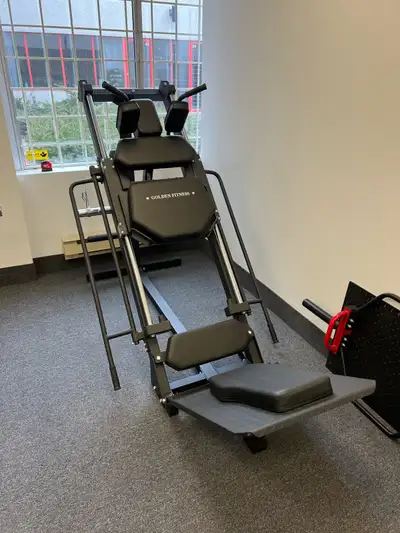 Brand new leg press and hack squat, View more