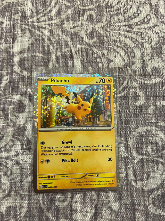 Mcdonald Pokémon promo cards in Toys & Games in Vancouver