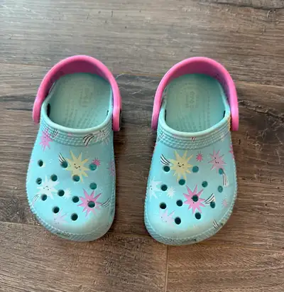 kids crocs size 7C 2 pair for $20, View more