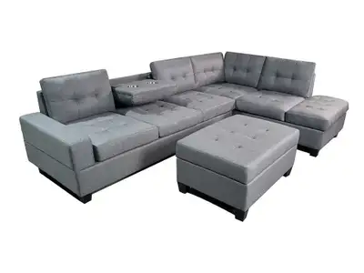 Stylish & Comfortable Sectional Sofa - Free Delivery, View more