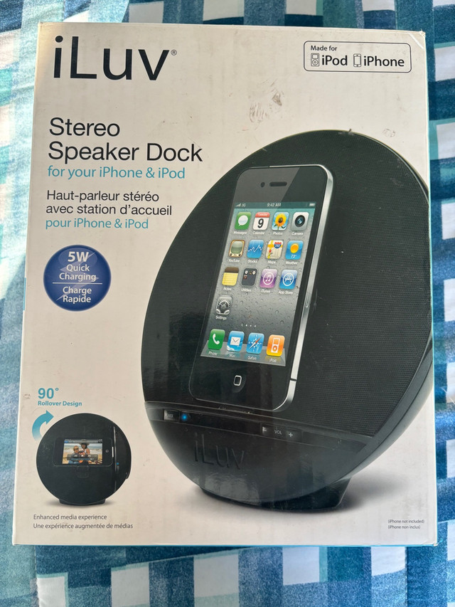 iLuv iMM289 Speaker Dock : 30$ dans Autre  à Ville de Montréal