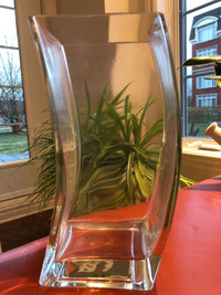 Vase en verre 
