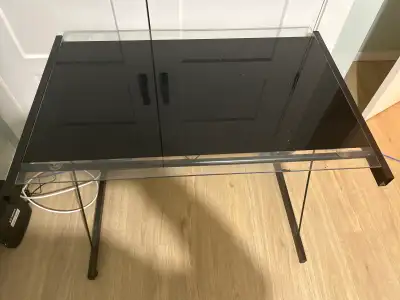 Black Glass Desk, View more
