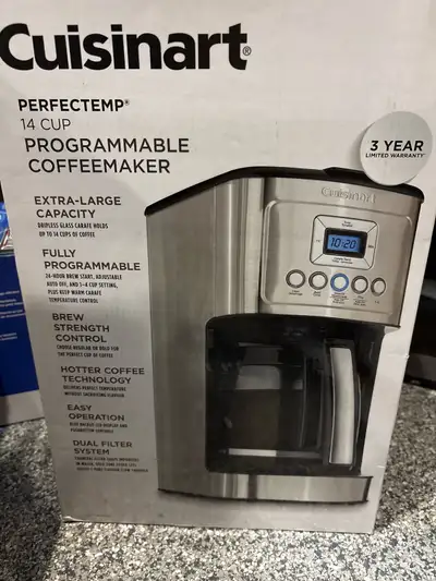Brand New In Box Cuisinart Coffee Maker, View more