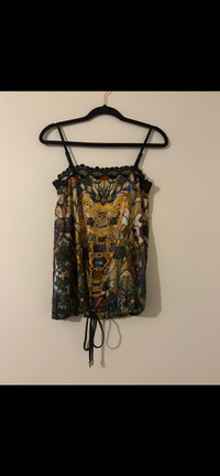 Gorgeous Satin Versace inspired Italian top -Reduced!