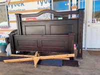 King bed frame-solid wood